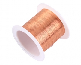 Enameled Copper Wire, 0.1mm×50m Magnet Winding Wire Transformer Insulated Copper Coil, Withstand Voltage 3000-5000V